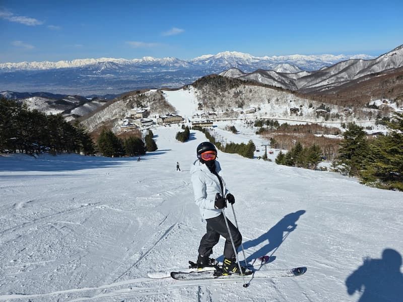 skiing at Shiga Kogen in Nagano